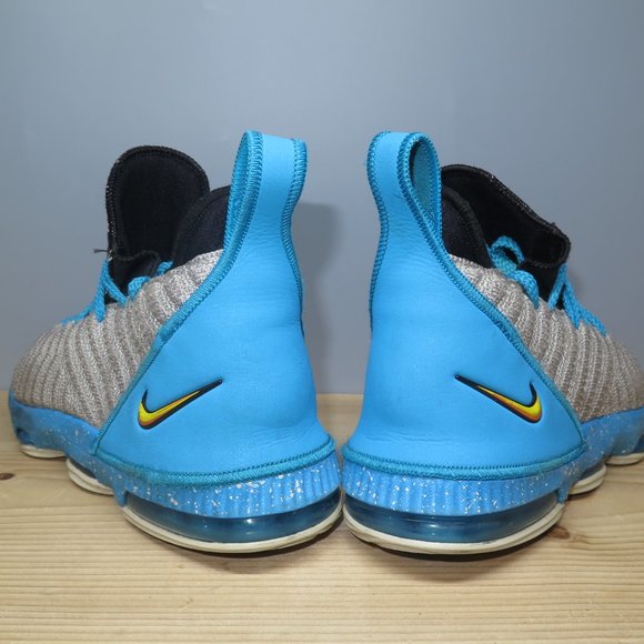 Nike Lebron XVI 16 GS South Beach Size 5.5Y - Picture 6 of 11